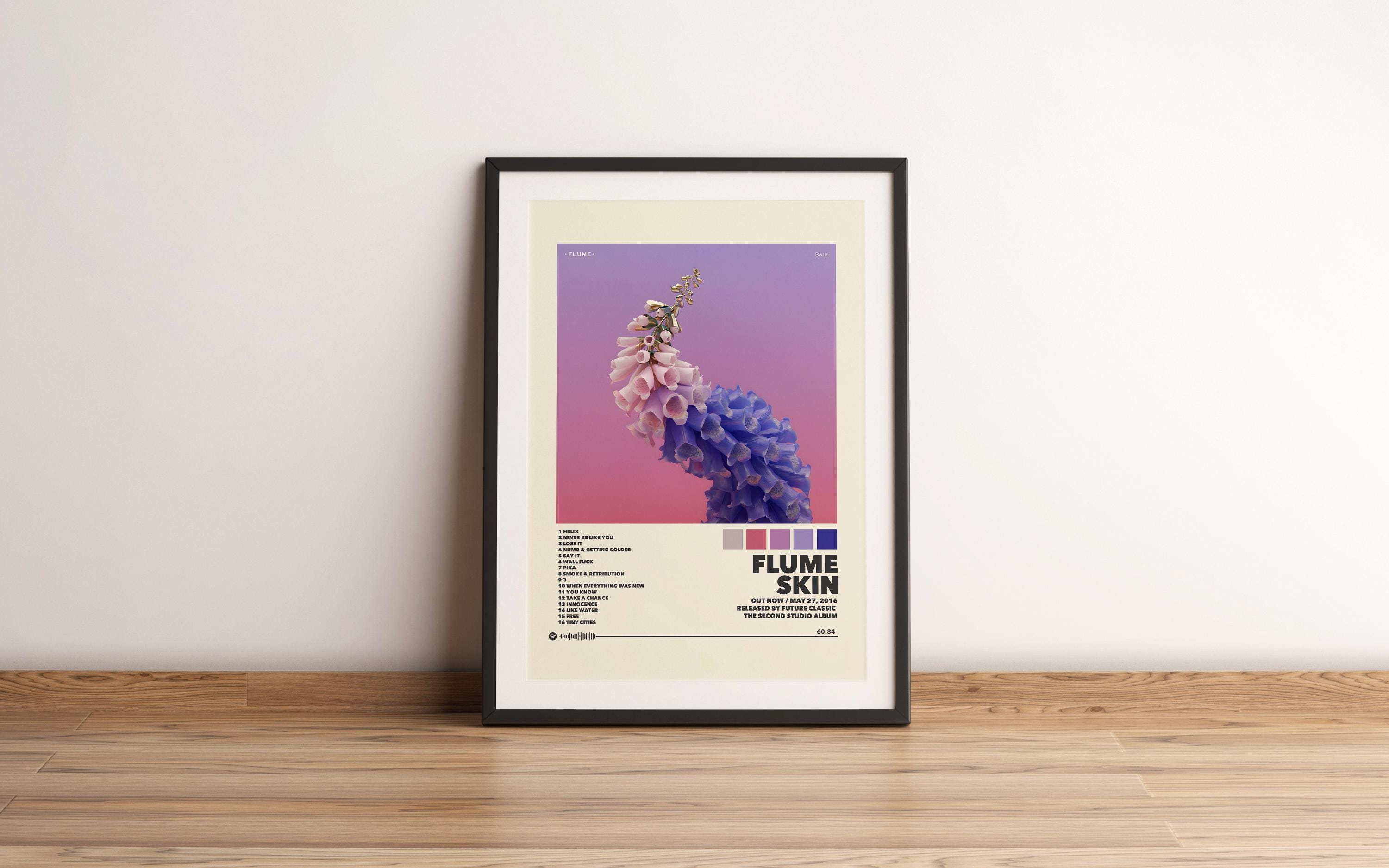 Flume Posters / Skin Poster / Album Cover Poster / Poster Print Wall ...