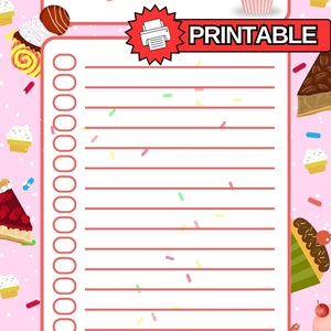 To Do Lists x4 DO THE FOOD Printable image 2