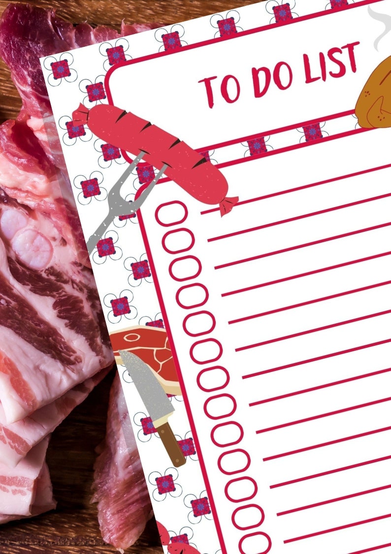 To Do Lists x4 DO THE FOOD Printable image 9