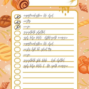 To Do Lists x4 DO THE FOOD Printable image 3