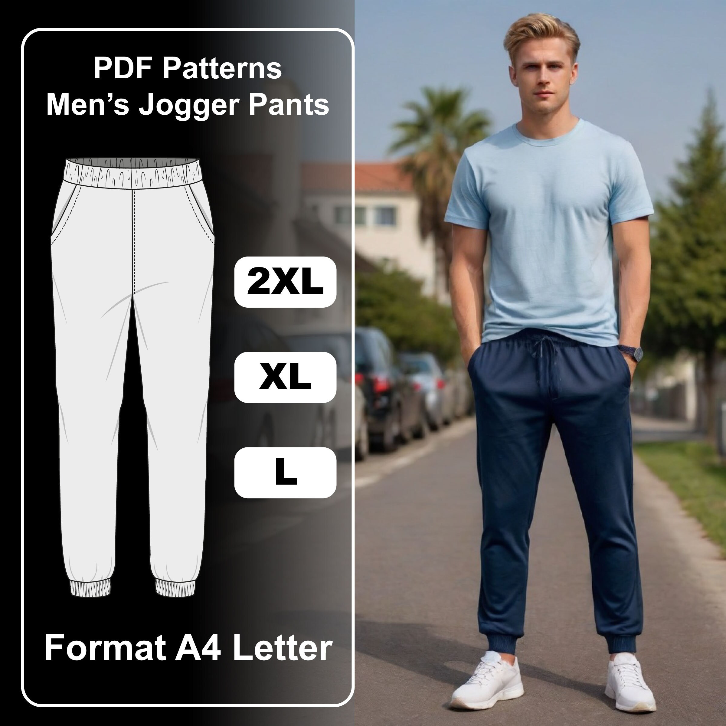 Mens joggers xl best sale