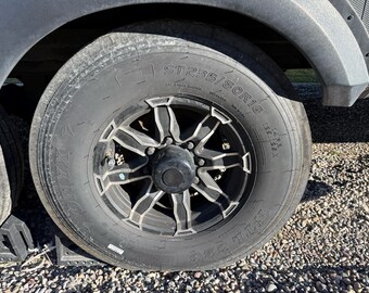 Trailer Wheel Center Cap Plug - Black