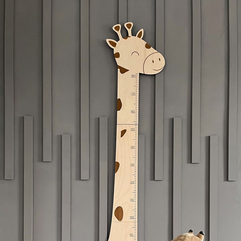 Giraffe Growth Chart Etsy