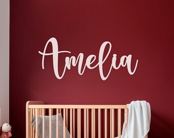 Personalized Name Sign Baby Nursery Decor Custom Name Sign Wooden Sign Baby Name Sign Name Sign for Nursery Wall Decor
