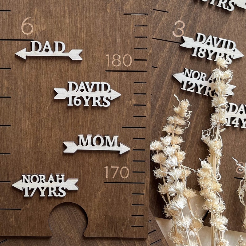 Growth Chart Markers Etsy
