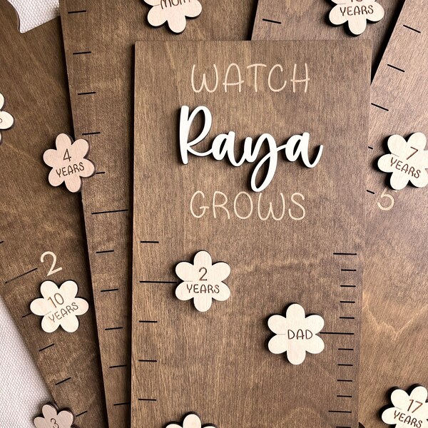 Growth Chart Markers Etsy