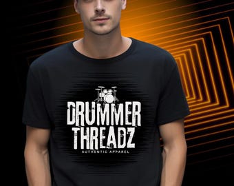 Camiseta Drummer Threadz: Camiseta gráfica para amantes de la música