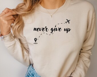 Airplane mode sweatshirt Traveler gift Vacation hoodie Unisex Heavy Blend™ Crewneck Sweatshirt Travel lover Travel sweatshirt