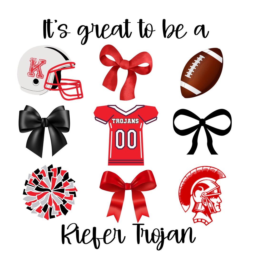 Kiefer Trojans Png, Mascot Png, Personalized Png, Oklahoma Football