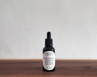 Huile à barbe | * SUPPLÉMENTAIRE FORMULE MANDARINE *, jusqu'à épuisement des stocks, fabriqué à la main, encens, mandarine, huile de jojoba, végétalien, hydratant