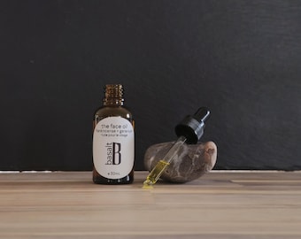 Botanical Face Oil | Frankincense, Geranium, Natural Glow, Hydration, Simple Skin Care