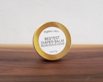Diaper Balm | all natural diaper balm, soothing, nourishing, gentle, handcrafted, organic coconut oil, locally sourced Ontario beeswax