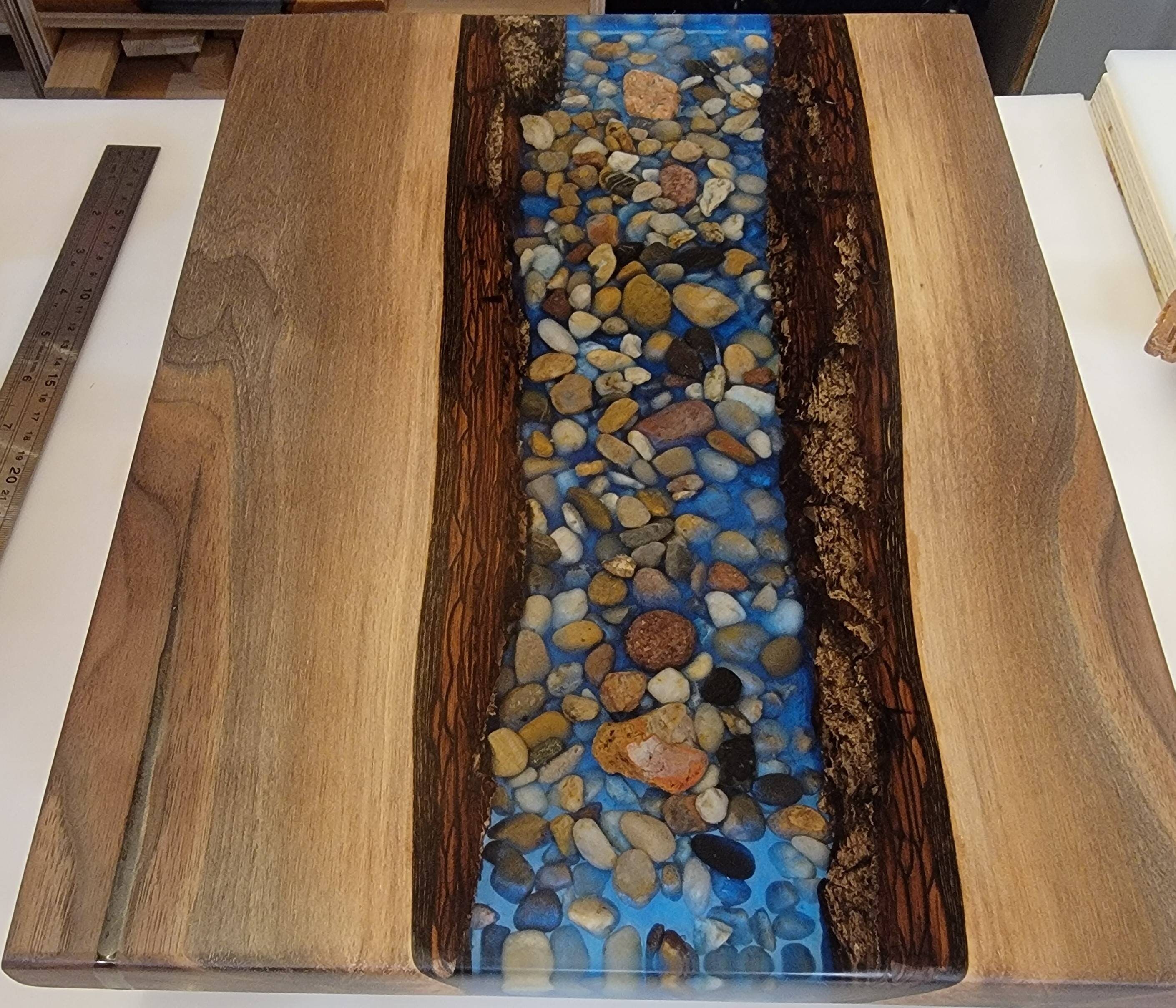 River Epoxy Table With Led Lights Etsy UK