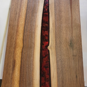 Plateau de table en noyer