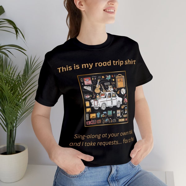 Road Trip Shirt, Melodic Voyage Tee, Road Trip Essentials Top, Unisex,