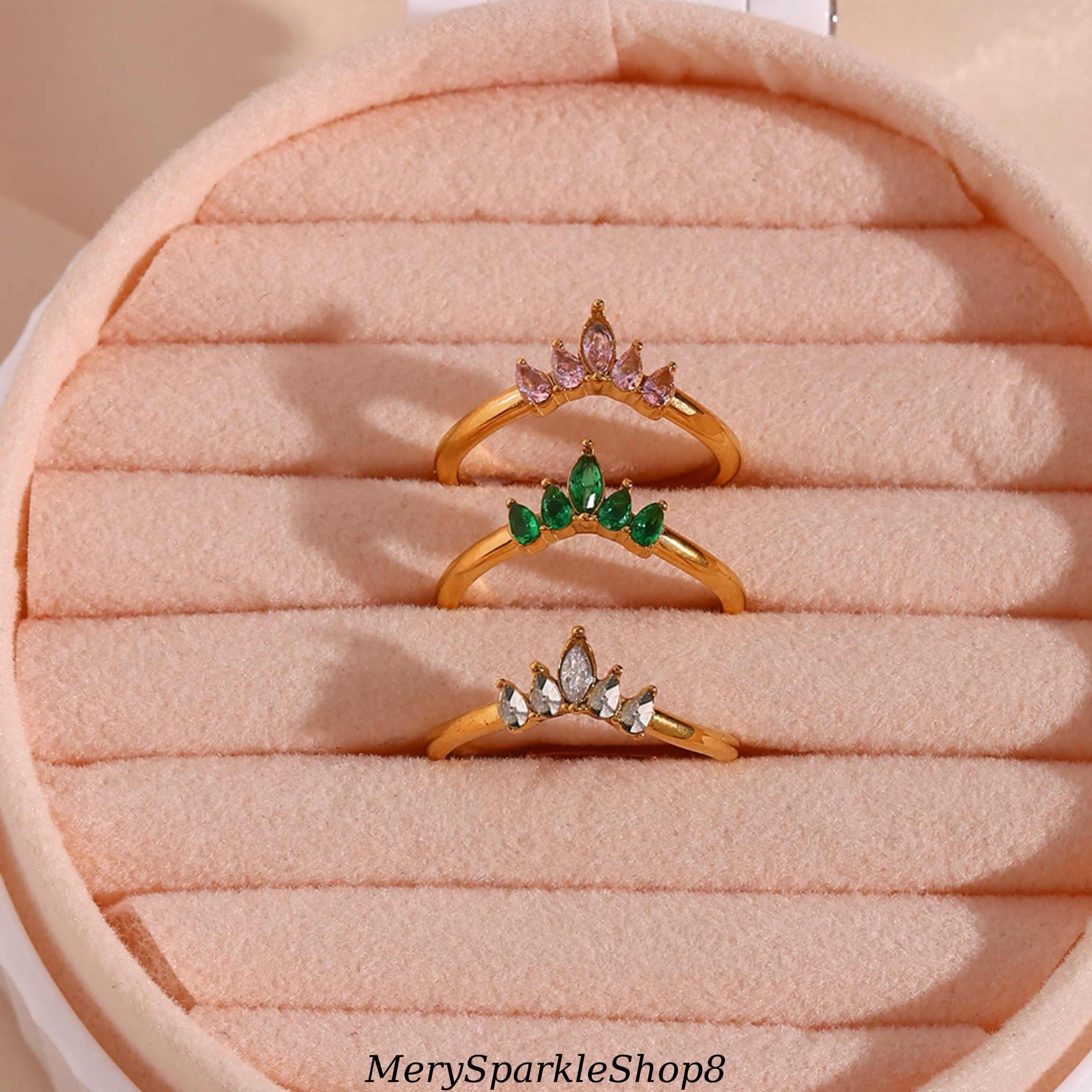 Bague Fantaisie Vintage Taille 53 – Élégance Rétro, Argenté, D'occasion