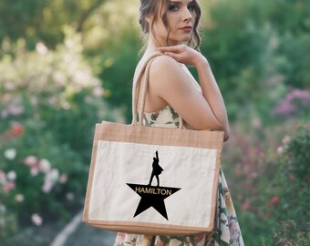 Hamilton Musical Jute Bag, American Musical Gift