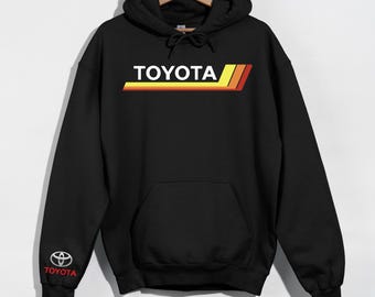 Toyota Heritage Hoodie, Classic Team Logo, Unisex Sweatshirt