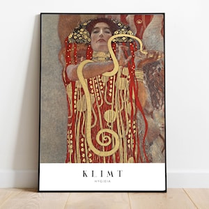 Impression Art nouveau Gustav Klimt Hygieia (téléchargement numérique)