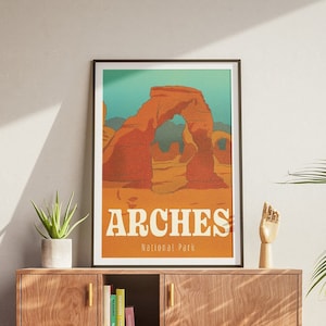 Arches National Park Naturposter Wohnzimmer Wandbild Digitaler Download