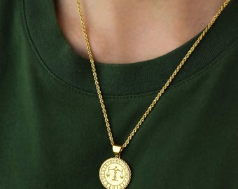 Hipunk Libra Collar Colgante Del Zodíaco Para Hombres - Cons | Cuotas