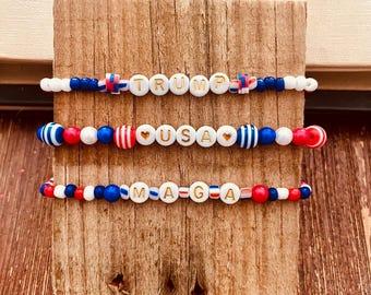 Set of 3 Trump bracelets