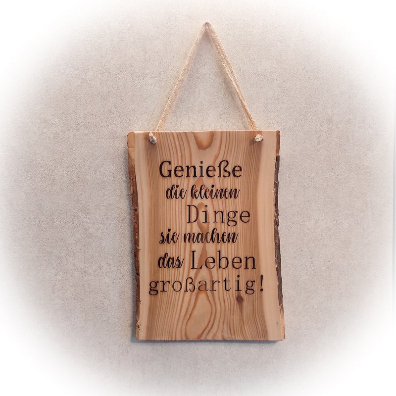 Holzbrett mit spruch Etsy.de