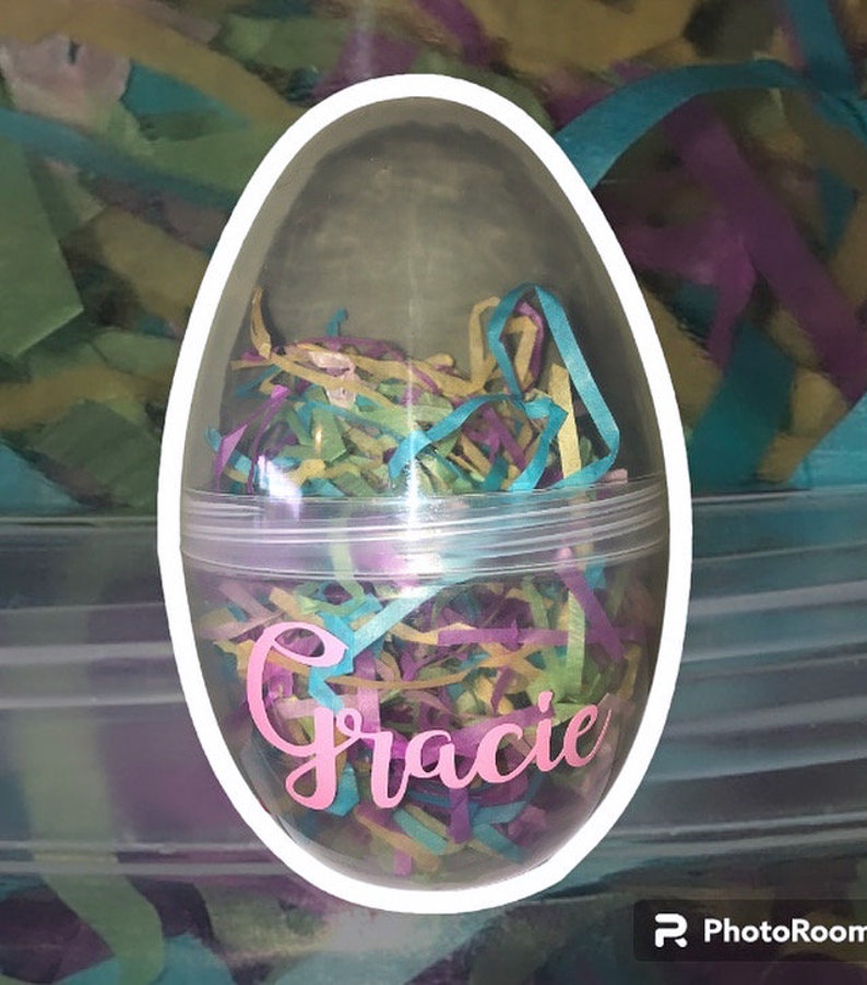 Personalised Fillable Easter Eggs Etsy