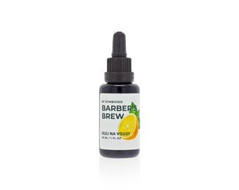 Barber’s Brew Beard Oil – Handmade Citrus Mint Scent, Natural Ingredients