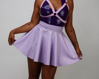 Skater Skirt Latex Circle | SQUID |