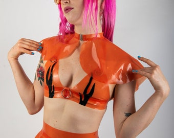 Cape Latex Cloak Rave Superhero | ST4R|