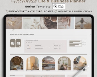 Aesthetic Notion Covers Minimalist Notion Covers PNG & JPG Boho Notion Dashboard Covers for Templates Digital Modern Notion Covers Bundle