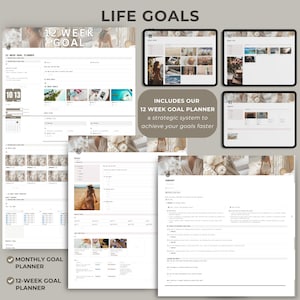 12 Week Year Notion
Notion Goal Planner