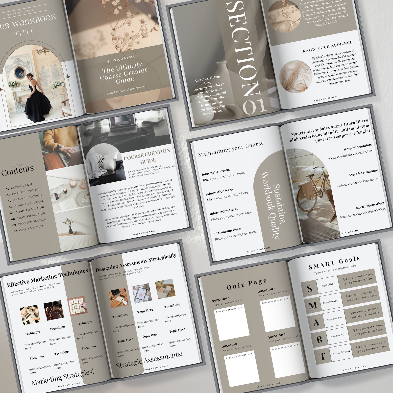 Canva Ebook Template, Workbook Template Ebook, Pdf Ebook Cover Magazine ...