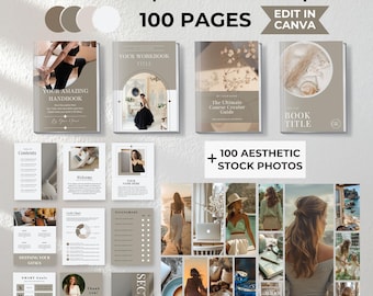 Canva Ebook Template, Workbook Template Ebook, Pdf Ebook Cover Magazine Template Blogger Templates Book Cover Book Template E-book Template