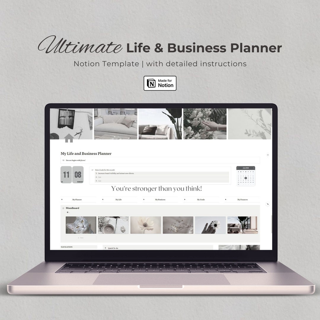 Notion Template Life Planner Notion Business Template Notion Life ...