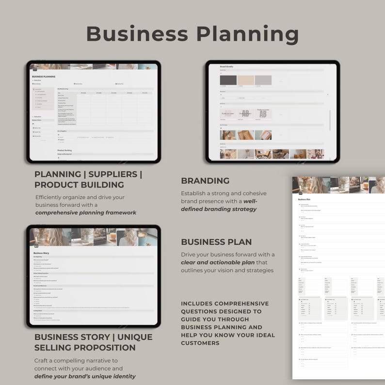 Business Planner Notion Template