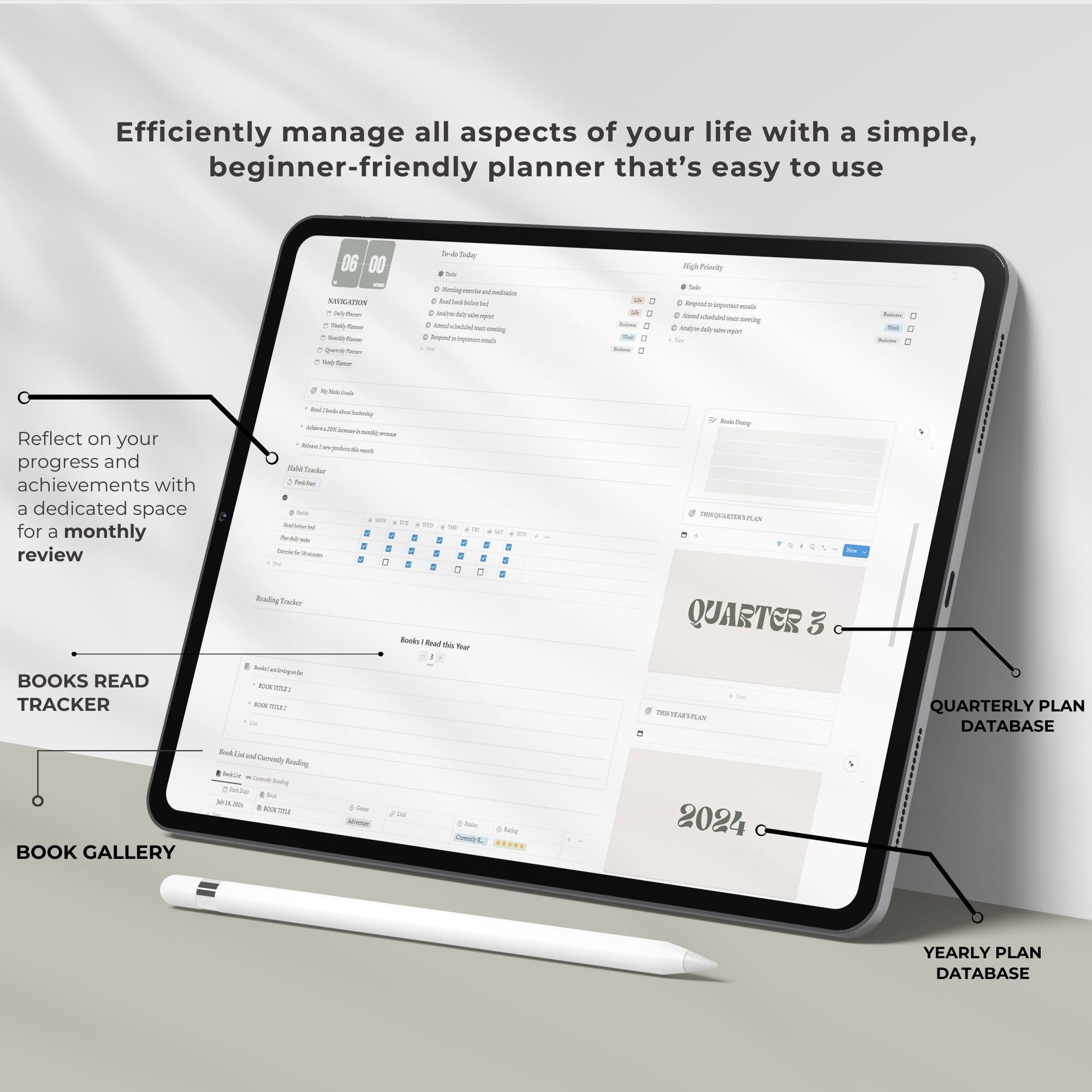 Notion Life Planner Template Notion Planner Notion Business Template ...