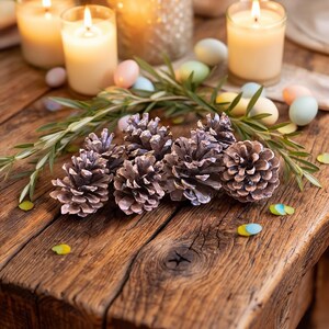 Natural organic Ponderosa Pine Cones - Large (Set of 10)