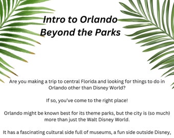 The Insider Guide to Orlando Florida