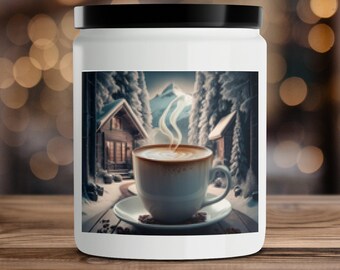 Winter Forest Cabin Candle, Relaxing Aromatherapy Scent, 7.2 oz