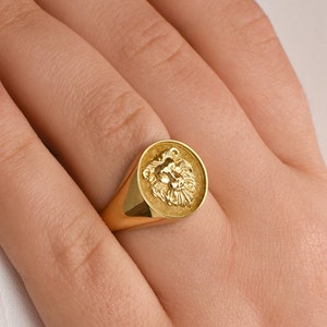 Lion Ring Gold - Etsy
