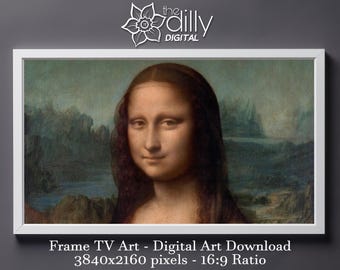 Samsung Frame TV Art | Mona Lisa | Leonardo da Vinci | Digital Download | Renaissance Art | Instant Download