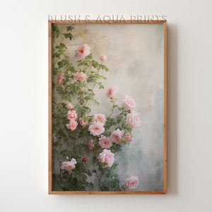 Vintage Botanical Wall Art Digital Download Preppy Room Decor Aesthetic Boho Wall Art Prints Trendy Bedroom Wall Art Over The Bed