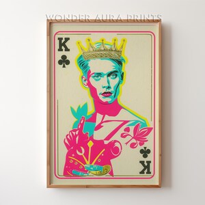 Kind of Clubs Maximalist Poster, Dopamine Wall Decor, Funky Art Prints Quirky Wall Art, Maximalist Home Hot Pink Decor Wonder Aura Prints