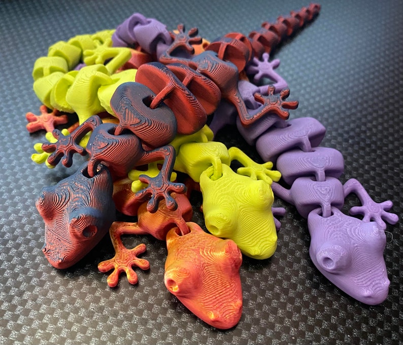 Lizard Fidget Toy Etsy