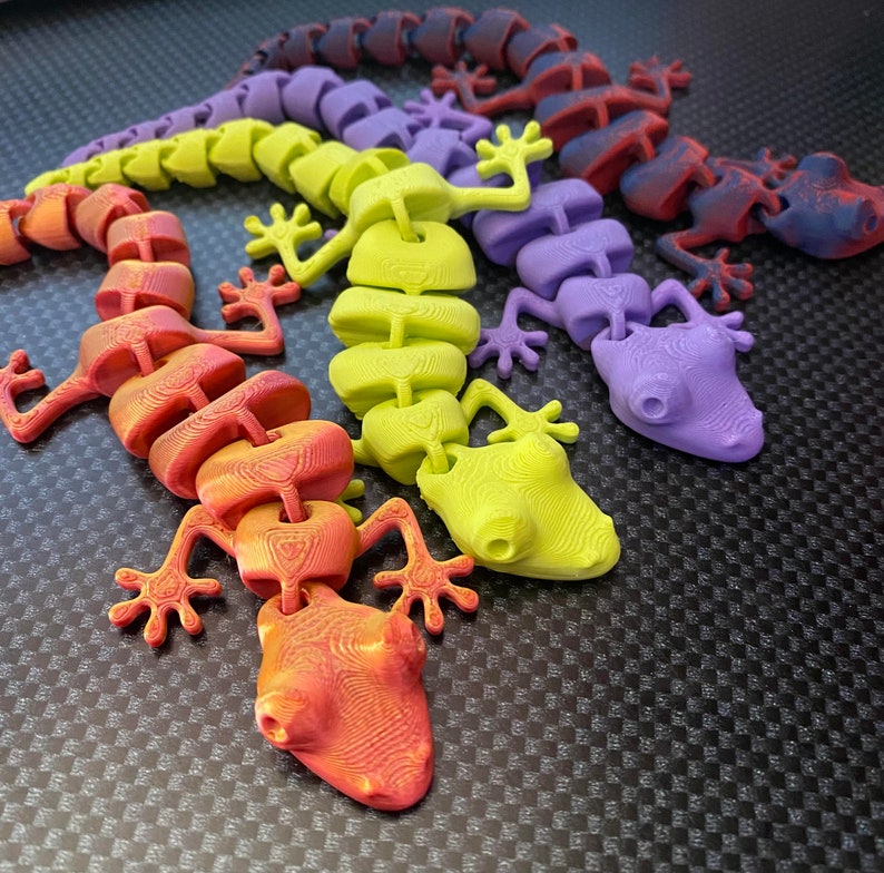 Lizard Fidget Toy Etsy