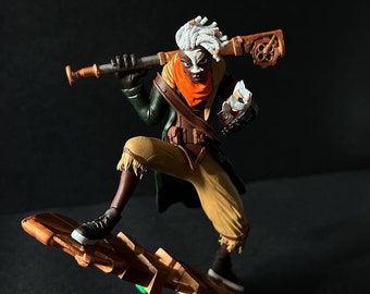 Ekko Firelight Arcane - League of Legends - Figure Handmade