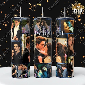 Beautiful Twilight tumbler -20oz skinny stainless steel tumbler