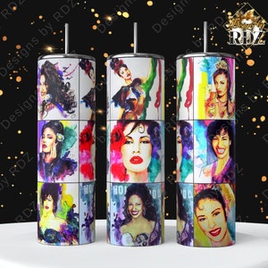 Selena tumbler -20oz skinny stainless steel tumbler